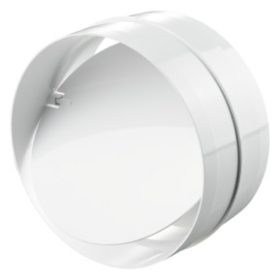 Műanyag csőtoldó visszacsapószeleppel