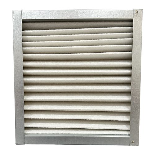 Fém keretes szűrő, redőzött polár hálón 25-25-M TQD Ventilus 250/250HR szűrő