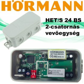   Hörmann HET/S 24 BS 2-csatornás vevőegység kapunyitó, garázskapu rendszerhez