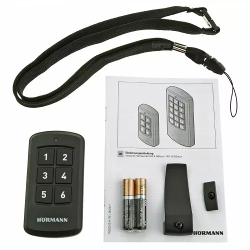 Hörmann 6 csatornás kapunyitó, garázskapu távirányító HSI 6, BiSecur