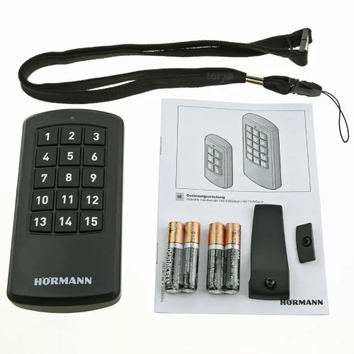 Hörmann 15 csatornás kapunyitó, garázskapu távirányító HSI 15, BiSecur