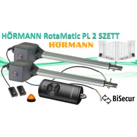   HÖRMANN Rotamatic PL 2 kétszárnyú kapunyitó szett + SK biztonsági szettel