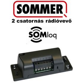   SOMMER 2 csatornás dobozolt garázskapu, kapunyitó rádióvevő