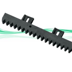   Erősített műanyag fogasléc 6 felső füles 1 méteres tolókapu, úszókapu kapunyitó motorhoz