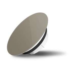   AirGlass kétirányú diffúzor, légszelep kör alakú fényes felülettel VILÁGOSBARNA 100 mm csőhöz RAL1236