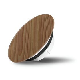   AirGlass kétirányú diffúzor, légszelep kerek alakú fa felülettel FENYŐFA 100 mm csőhöz RAL5016