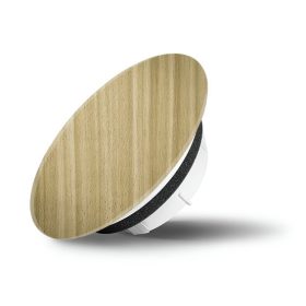   AirGlass kétirányú diffúzor, légszelep kerek alakú fa felülettel NATÚR BÜKK 100 mm csőhöz RAL5017