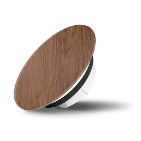   AirGlass kétirányú diffúzor, légszelep kerek alakú fa felülettel NATÚR TÖLGY 100 mm csőhöz RAL5021