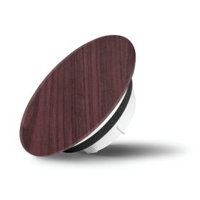   AirGlass kétirányú diffúzor, légszelep kerek alakú fa felülettel VILÁGOS MAHAGÓNI 100 mm csőhöz RAL5011
