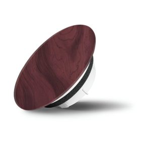   AirGlass kétirányú diffúzor, légszelep kerek alakú fa felülettel VÖRÖS JUHAR 100 mm csőhöz RAL5010