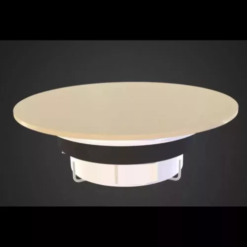 AirGlass kétirányú diffúzor, légszelep kerek alakú matt felülettel EZÜST színű-100 mm csőhöz RAL1003
