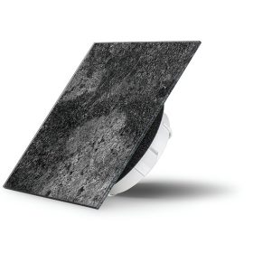   AirGlass kétirányú diffúzor, légszelep szögletes alakú beton felülettel AVELLINO SÖTÉT BETON 100 mm csőhöz RAL2040