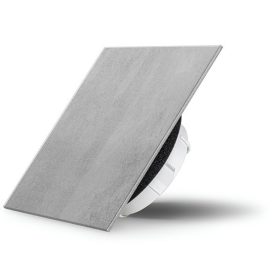   AirGlass kétirányú diffúzor, légszelep szögletes alakú beton felülettel FEHÉR BETON 100 mm csőhöz RAL2020