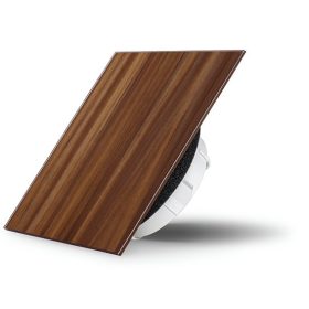   AirGlass kétirányú diffúzor, légszelep szögletes alakú fa felülettel DIÓFA 100mm csőhöz RAL5013