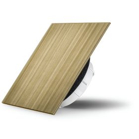   AirGlass kétirányú diffúzor, légszelep szögletes alakú fa felülettel NATÚR BÜKK 100mm csőhöz RAL5017