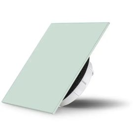   AirGlass kétirányú diffúzor, légszelep szögletes alakú matt felülettel SOFT ZÖLD színű-100 mm csőhöz RAL8615