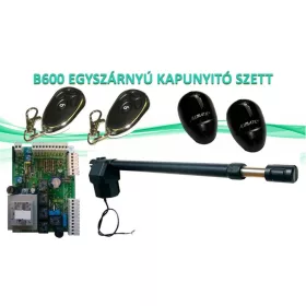 B-600 Egyszárnyú kert kapunyitó szett