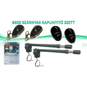 B-600 Szárnyaskapu kétszárnyú kapunyitó szett