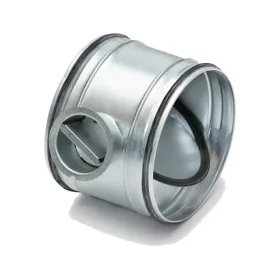   Légmentesen záró horganyzott pillangószelep, gumitömítéssel, 80 mm