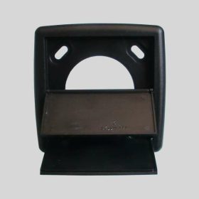 Lengő kifúvó fedél központi porszívó fekete színben, dupla lapáttal