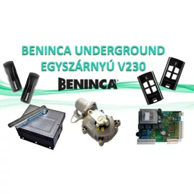 BENINCA UNDERGROUND 230V Egyszárnyú kapunyitó szett