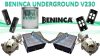 BENINCA UNDERGROUND 230V Kétszárnyú kapunyitó szett