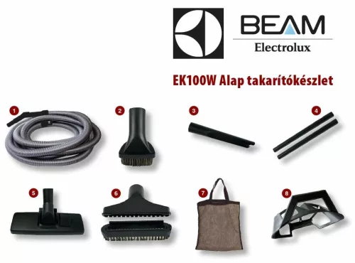 Electrolux Alap központi porszívó takarító készlet EK100W