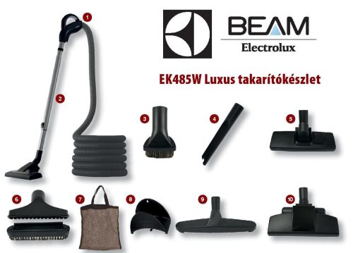 Electrolux Extra központi porszívó takarítókészlet EK485W