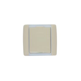   EMESE központi porszívó falicsatlakozó Vajszínű, kicsi kerekített forma