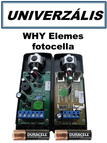 WHY ELEMES KAPUNYITÓ, GARÁZSKAPU FOTOCELLA PÁR