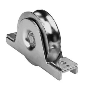 Kapukerék, süllyeszthető, furatos talppal, csapágyas, O profil kapuvasalat