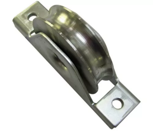 Kapukerék, süllyeszthető, furatos talppal, csapágyas, O profil kapuvasalat