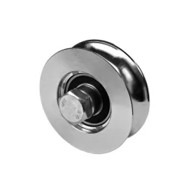 Kapukerék, csapágyas, csavaros tengellyel, O profil kapuvasalat