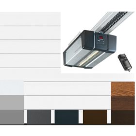   Hörmann szekcionált garázskapu 3000x2125 mm, M-bordás + SupraMatic 4 P meghajtás