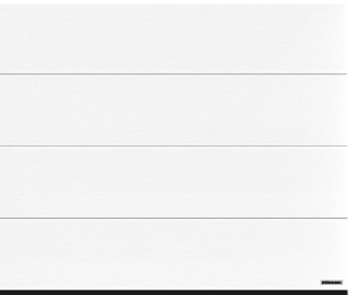 Hörmann szekcionált garázskapu 3500x2500 mm, L-bordás + ProLift 700 meghajtás