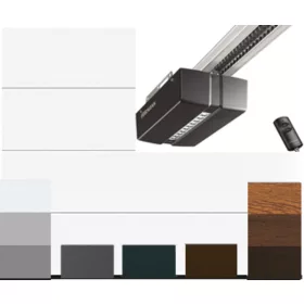   Hörmann szekcionált garázskapu 3500x2125 mm, L bordás + Promatic 4 meghajtás