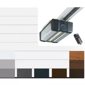   Hörmann szekcionált garázskapu 3500x2125 mm, M-bordás + SupraMatic 4 E meghajtás