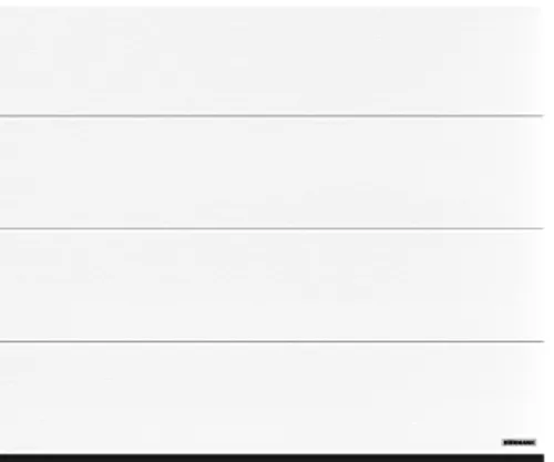 Hörmann szekcionált garázskapu 4000x2500 mm, L-bordás + SupraMatic 4 P meghajtás