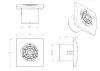 Aerauliqa Quasar T  ventilátor, utószellőztető funkcióval