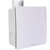 Aerauliqa QXD-80HT ventilátor, magas nyomásértékkel, utószellőztető és páraérzékelő funkcióval, beépített pillangószeleppel, WC csésze elszívásához