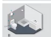 Aerauliqa QXD-80HT ventilátor, magas nyomásértékkel, utószellőztető és páraérzékelő funkcióval, beépített pillangószeleppel, WC csésze elszívásához