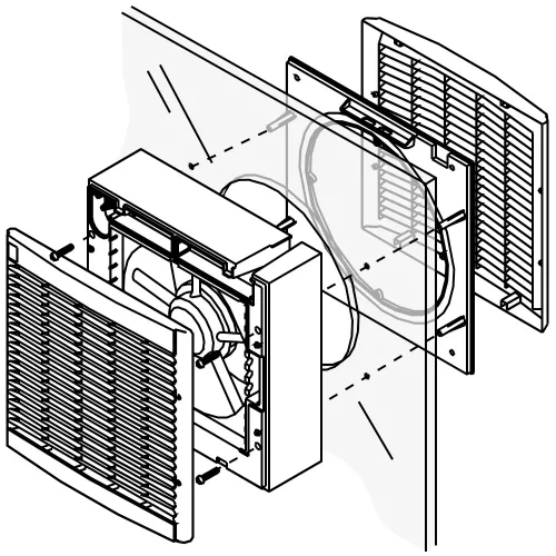 Cata B-30 RA szellőztető ventilátor