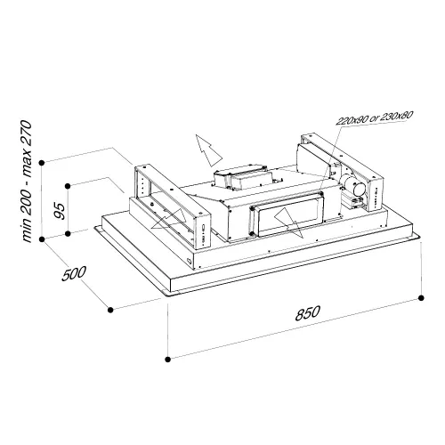 Sirius - Páraelszívó SLT-974 SCREEN EM TW WI-FI Fehér motor nélkül