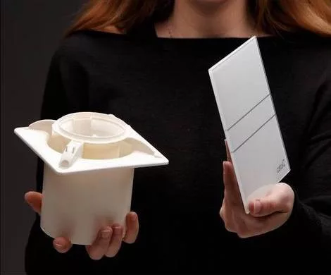 Cata E-100M ventilátor metakrilát előlappal, fehér - A készlet erejéig rendelhető!