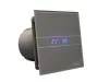Cata E-100MSTH ventilátor metakrilát előlappal, utószellőztető és páraérzékelő funkcióval, szürke - A készlet erejéig rendelhető!