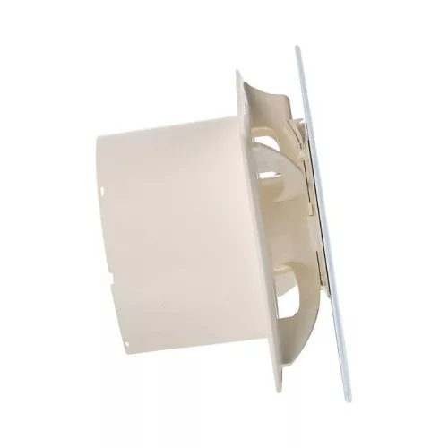 Cata E-120GTH ventilátor üveg előlappal, utószellőztető, alapszellőztető és páraérzékelő funkcióval, fehér