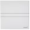 Cata E-150GTH ventilátor üveg előlappal, utószellőztető, alapszellőztető és páraérzékelő funkcióval, fehér