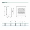 Cata B-10 Timer ventilátor utószellőztető funkcióval