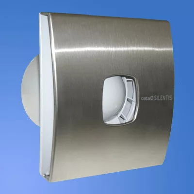 Cata Silentis 10 Inox ventilátor beépített pillangószeleppel