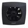 Cata UC-10 Timer fekete ventilátor utószellőztető funkcióval, pillangószeleppel